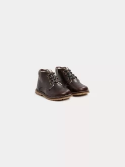 Newborn & Baby Bonpoint Shoes | Diego First-Step Derby Shoes Licorice