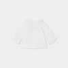 Newborn & Baby Bonpoint Tops | Dolci Blouse Milk White