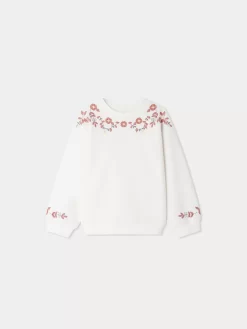 Child Bonpoint Sweatshirts | Dolores Sweatshirt Upb Ivory