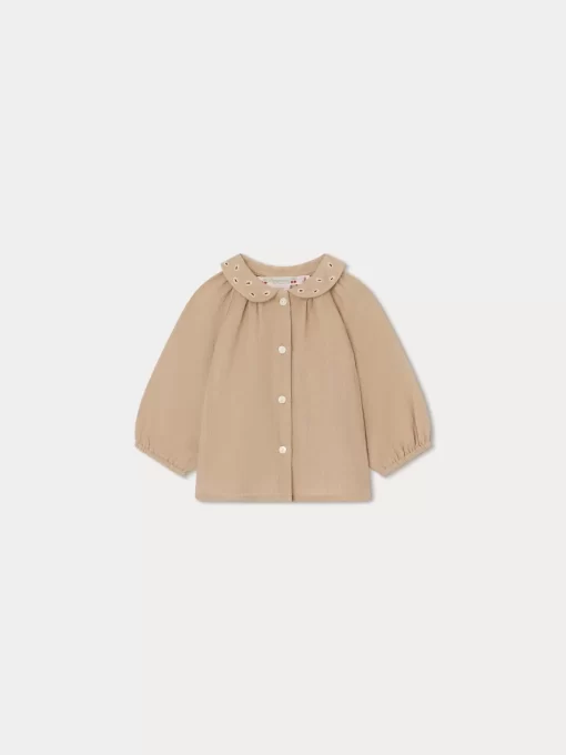 Newborn & Baby Bonpoint Tops | Domino Blouse Ivory