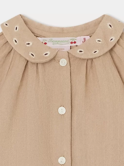 Newborn & Baby Bonpoint Tops | Domino Blouse Ivory