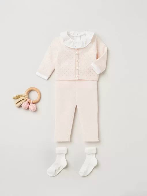Newborn & Baby Bonpoint Socks And Accessories | Dora Leggings Light Pink