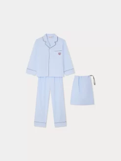 Child Bonpoint Pajamas | Dormeur Pajamas Sky Blue