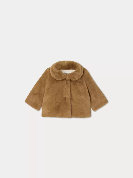 Newborn & Baby Bonpoint Outerwear | Douceur Jacket Hazelnut