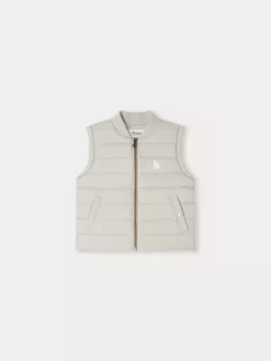 Child Bonpoint Coats And Outerwear | Doudoune Francisco Gris Clair