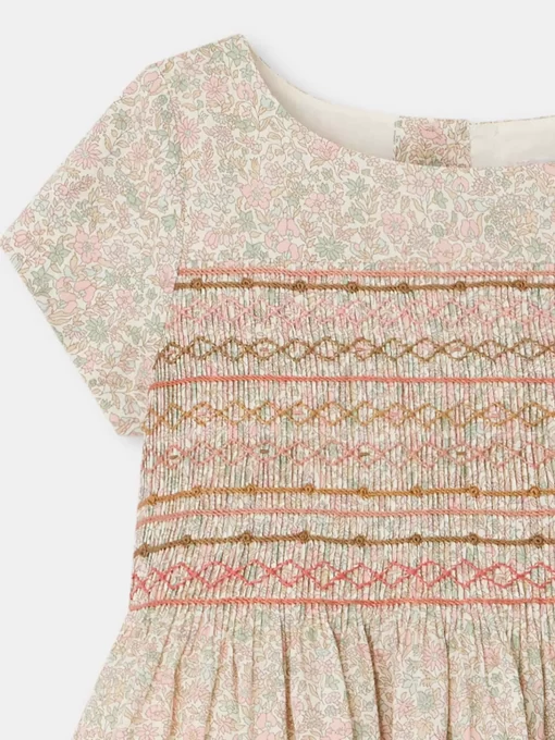 Child Bonpoint Dresses | Duchesse Dress Pink Flowers