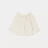 Newborn & Baby Bonpoint Tops | Embroidered Melly Blouse Aqua Blue