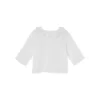 Newborn & Baby Bonpoint Tops | Embroidered Organic Cotton Blouse For Baby White