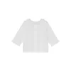Newborn & Baby Bonpoint Tops | Embroidered Organic Cotton Blouse For Baby White