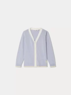 Child Bonpoint Cardigans And Sweaters | Fabiano Cardigan Sky Blue