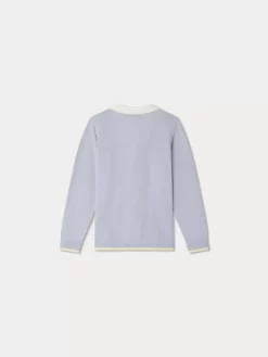 Child Bonpoint Cardigans And Sweaters | Fabiano Cardigan Sky Blue