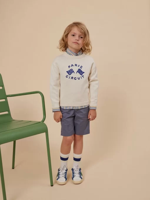 Child Bonpoint Cardigans And Sweaters | Fabion Sweater Ecru