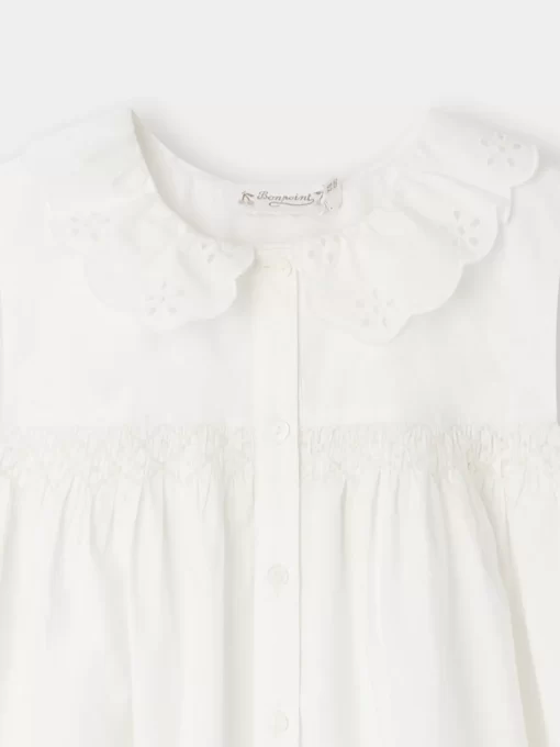 Child Bonpoint Tops | Faye Blouse Milk White
