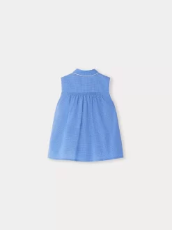 Child Bonpoint Tops | Fedra Blouse Intense Blue
