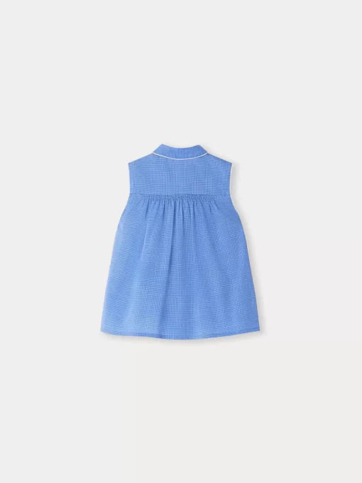 Child Bonpoint Tops | Fedra Blouse Intense Blue