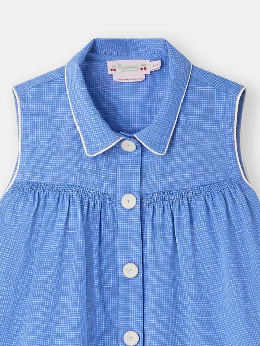 Child Bonpoint Tops | Fedra Blouse Intense Blue