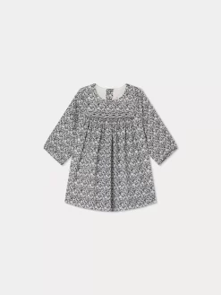 Newborn & Baby Bonpoint Dresses | Felicie Smocked Dress Navy