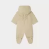 Newborn & Baby Bonpoint Outerwear | Fevrier Racing Suit Sand