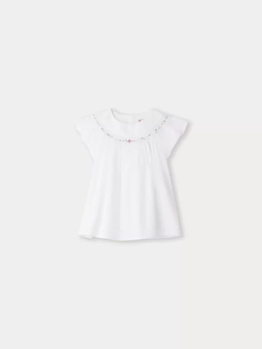 Child Bonpoint Tops | Fillys Blouse Milk White