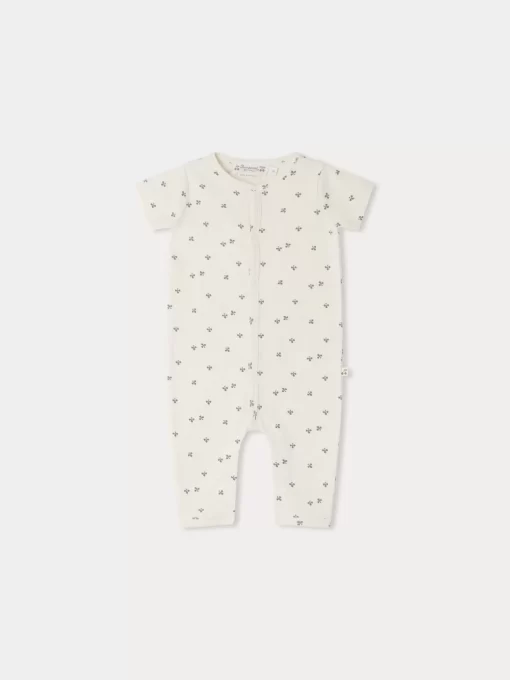 Newborn & Baby Bonpoint Onesies And Pajamas | Finoli Romper Northern Blue
