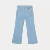 Child Bonpoint Bottoms | Flared Jeans For Girls Light Denim
