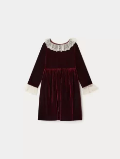 Child Bonpoint Dresses | Flavie Dress Burgundy