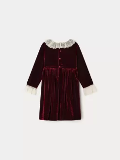 Child Bonpoint Dresses | Flavie Dress Burgundy