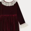 Child Bonpoint Dresses | Flavie Dress Burgundy