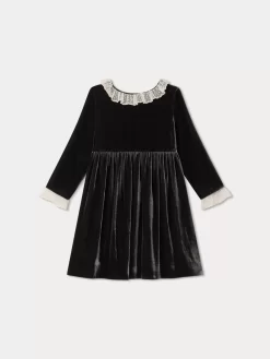Child Bonpoint Dresses | Flavie Elegant Dress Thunder