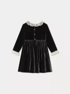 Child Bonpoint Dresses | Flavie Elegant Dress Thunder