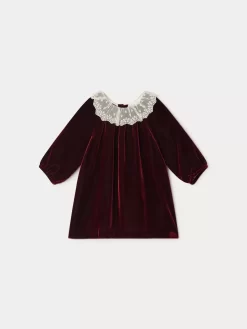 Newborn & Baby Bonpoint Dresses | Flavili Dress Burgundy