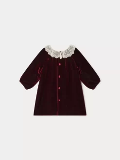 Newborn & Baby Bonpoint Dresses | Flavili Dress Burgundy