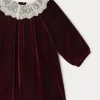 Newborn & Baby Bonpoint Dresses | Flavili Dress Burgundy