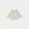 Newborn & Baby Bonpoint Tops | Florent Shirt Ecru Flowers