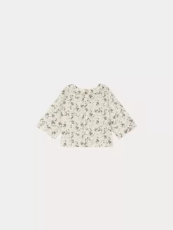 Newborn & Baby Bonpoint Tops | Florent Shirt Ecru Flowers
