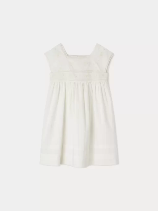 Child Bonpoint Dresses | Framboise Dress Milk White