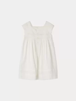 Child Bonpoint Dresses | Framboise Dress Milk White