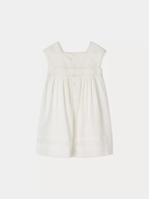 Child Bonpoint Dresses | Framboise Dress Milk White