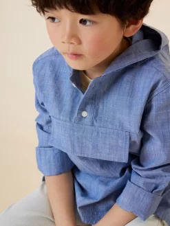 Child Bonpoint Tops | Franck Shirt Blue