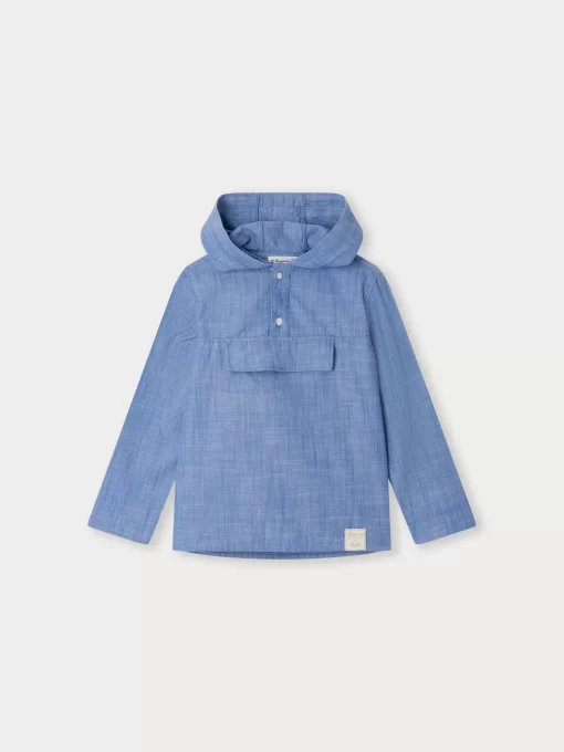 Child Bonpoint Tops | Franck Shirt Blue