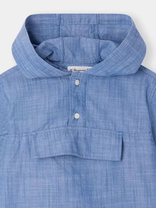 Child Bonpoint Tops | Franck Shirt Blue