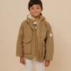 Child Bonpoint Coats And Outerwear | Frisky Parka Caramel
