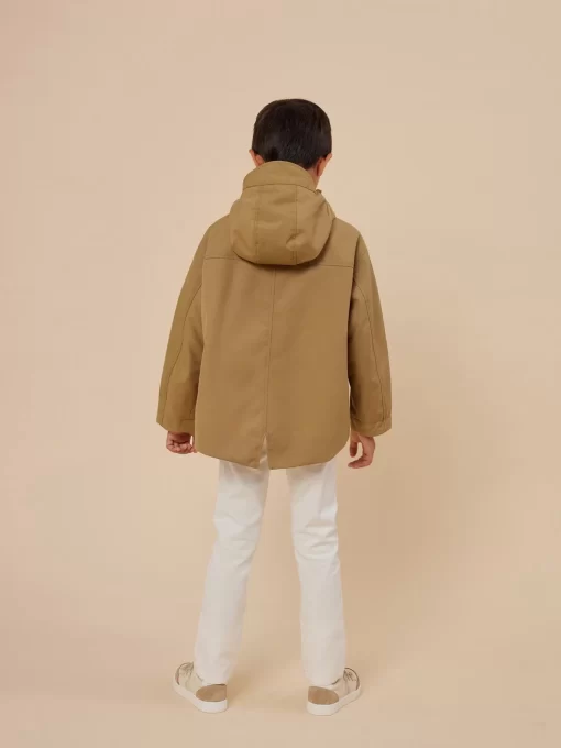 Child Bonpoint Coats And Outerwear | Frisky Parka Caramel