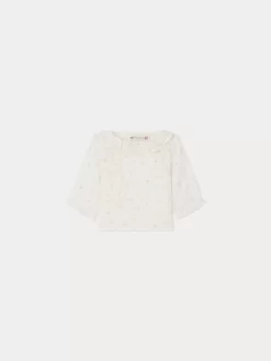 Newborn & Baby Bonpoint Tops | Ganiti Blouse Aqua Blue