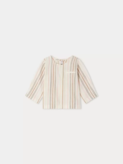 Newborn & Baby Bonpoint Tops | Gaugin Tunic Multicolored Stripes