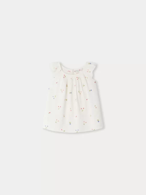 Child Bonpoint Tops | Genia Blouse Milk White