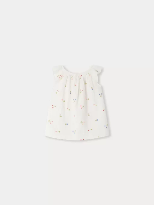 Child Bonpoint Tops | Genia Blouse Milk White