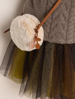 Child Bonpoint Accessories | Gomette Purse Heathered Beige