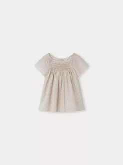 Child Bonpoint Tops | Grenade Smocked Blouse Pink