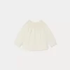Newborn & Baby Bonpoint Tops | Griotte Smocked Blouse Printed Gold